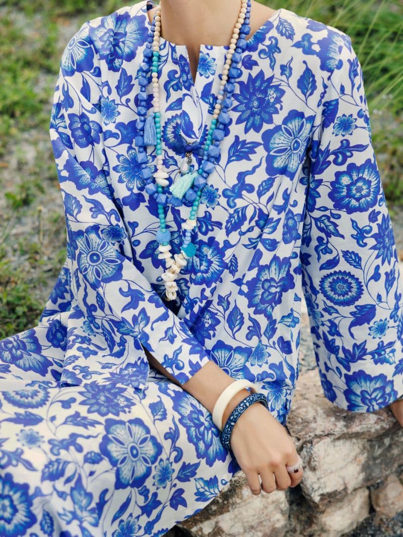 Blue Lawn 2 Piece Stitched thumbnail