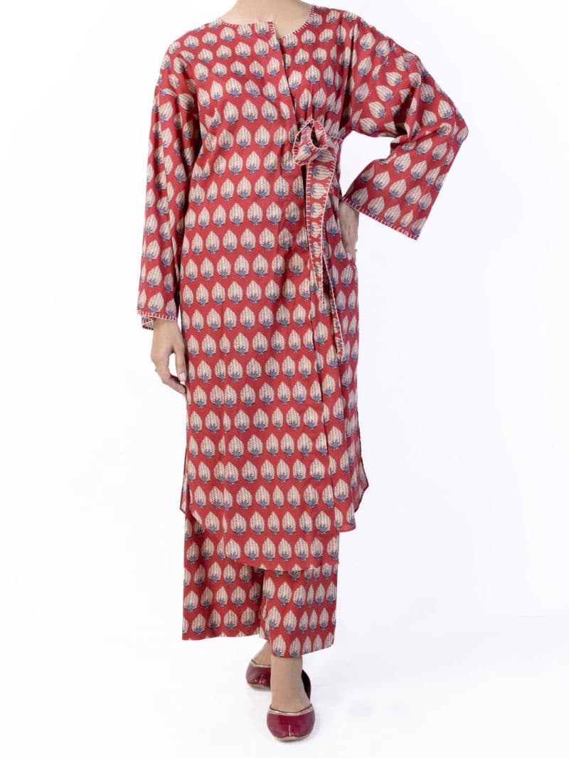 Red Lawn 2Pc Stitched
