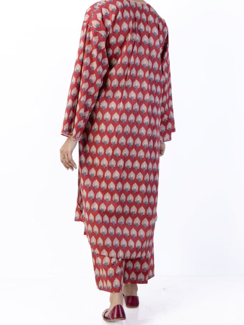 Red Lawn 2Pc Stitched