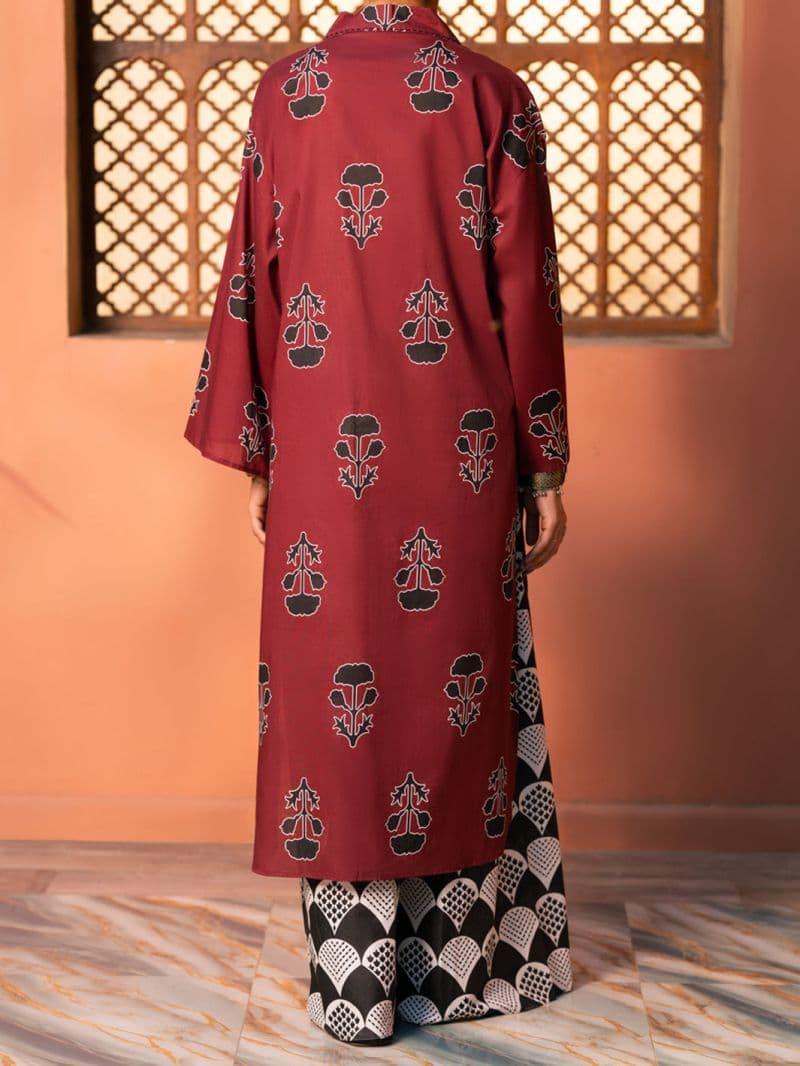 Maroon Cambric Kurti thumbnail