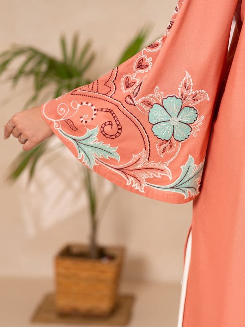 Peach Cambric Kurti thumbnail
