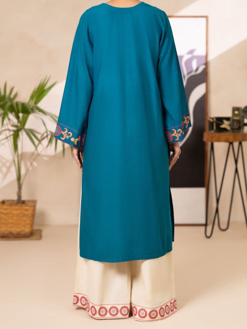 Turquoise Lawn Dyed Kurti thumbnail