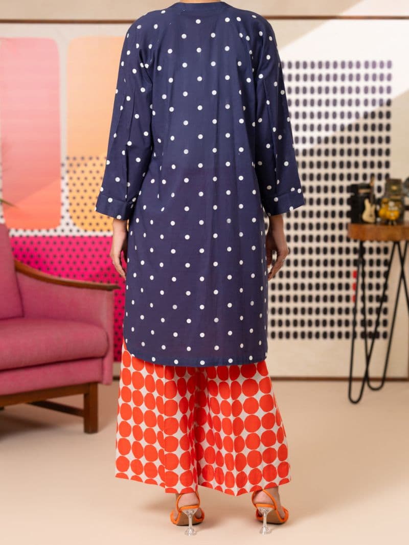 Blue Lawn Kurti thumbnail