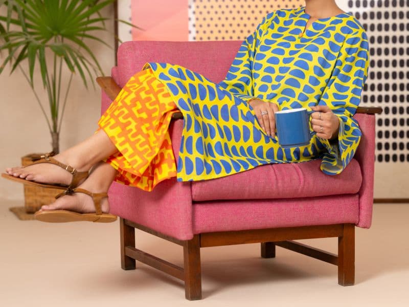 Lime Green Lawn Kurti thumbnail