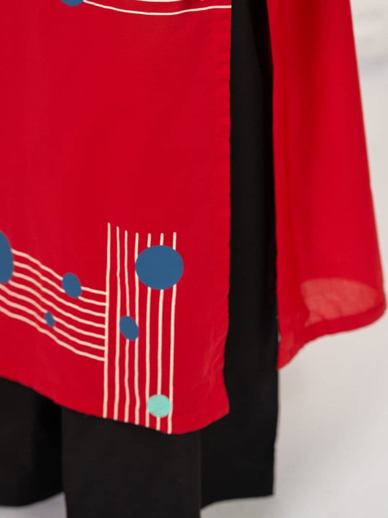 Red Lawn Kurti