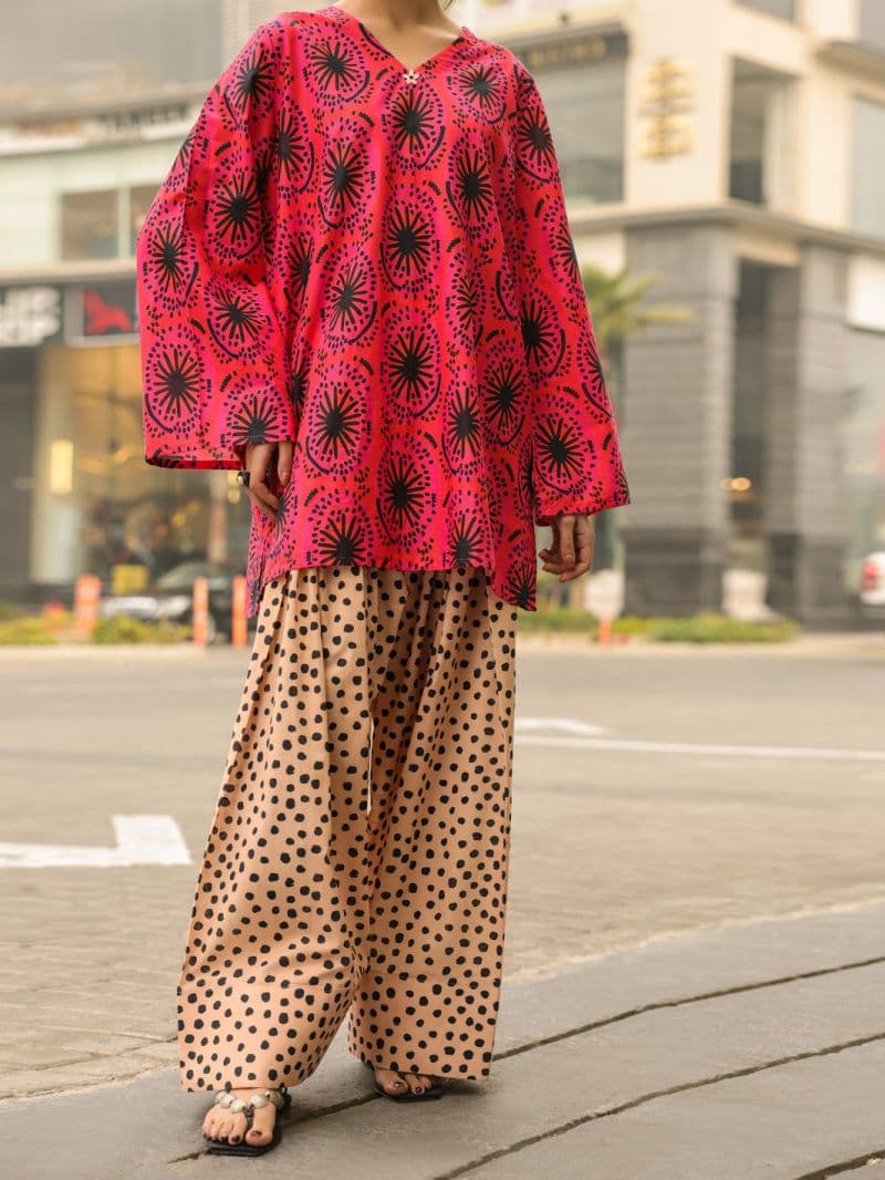 Pink Lawn Kurti thumbnail