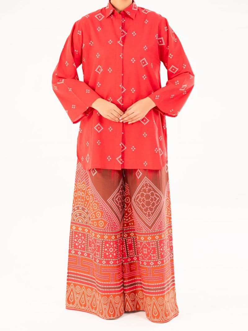 Red Cambric Kurti