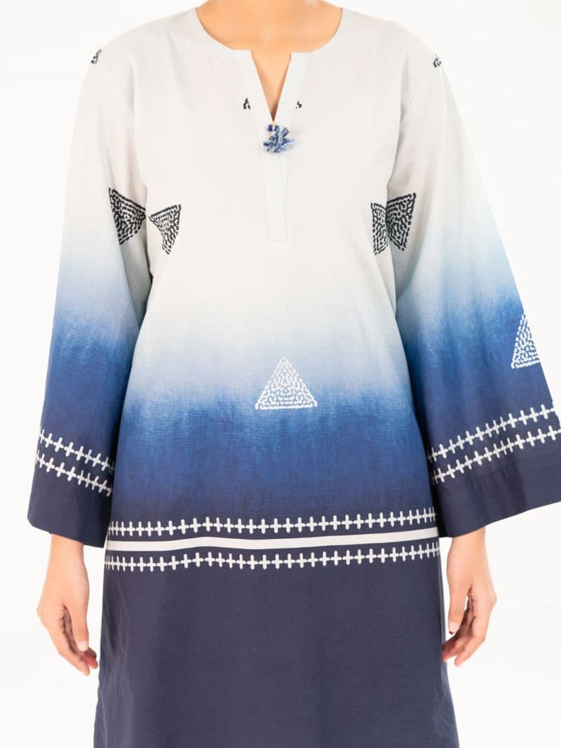 Blue Cambric Kurti thumbnail