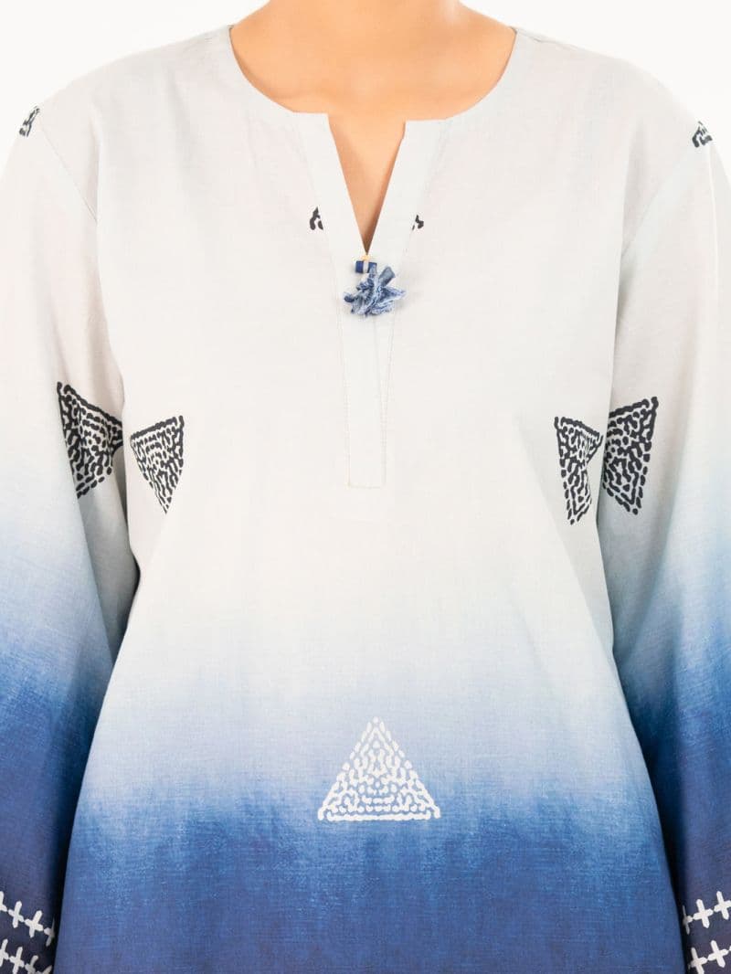 Blue Cambric Kurti thumbnail