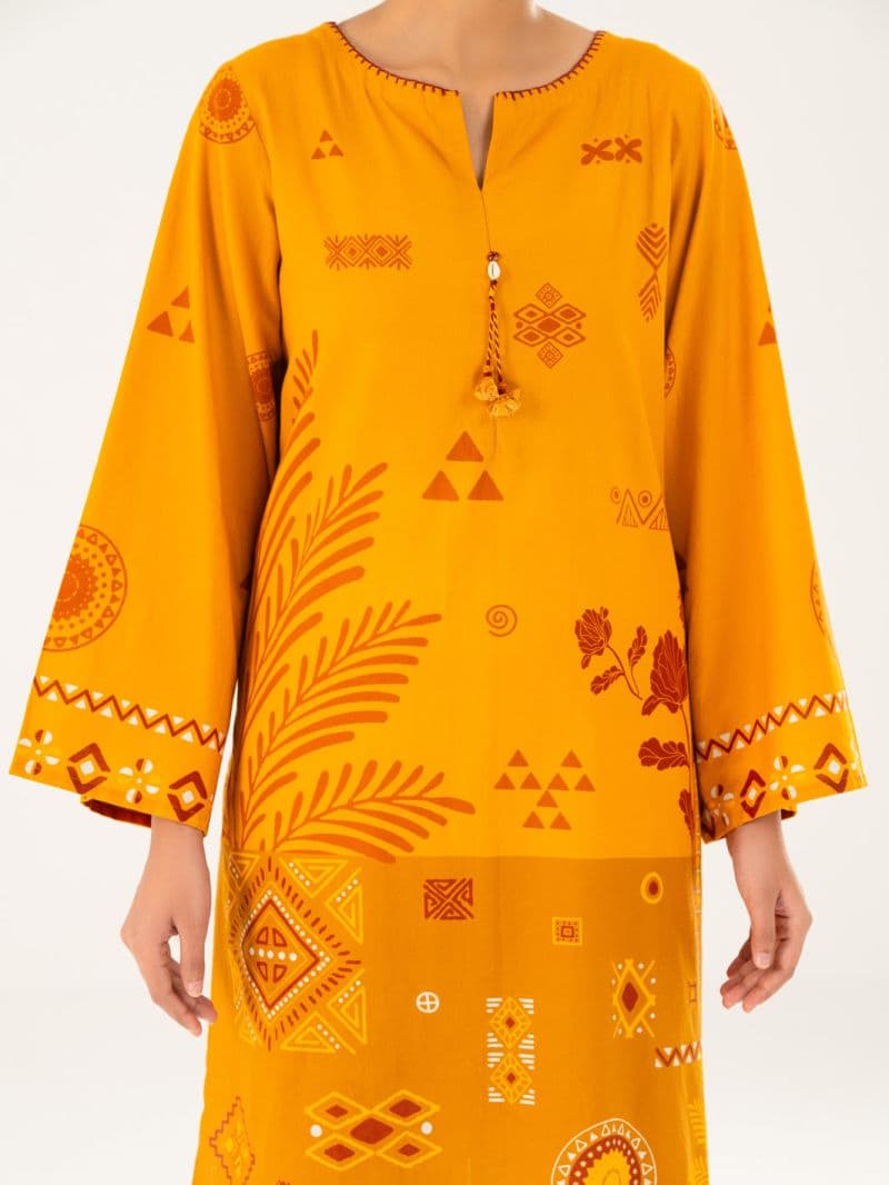 Mustard Cambric Kurti thumbnail