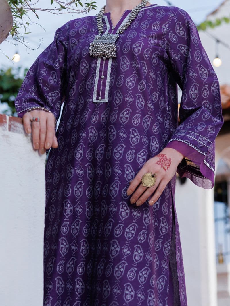 Purple Lawn Tunic thumbnail