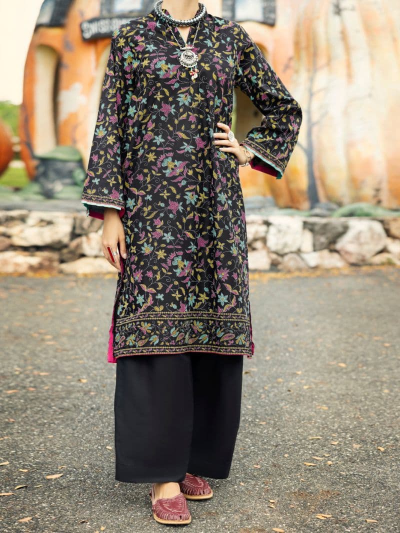 Black Lawn Kurti thumbnail