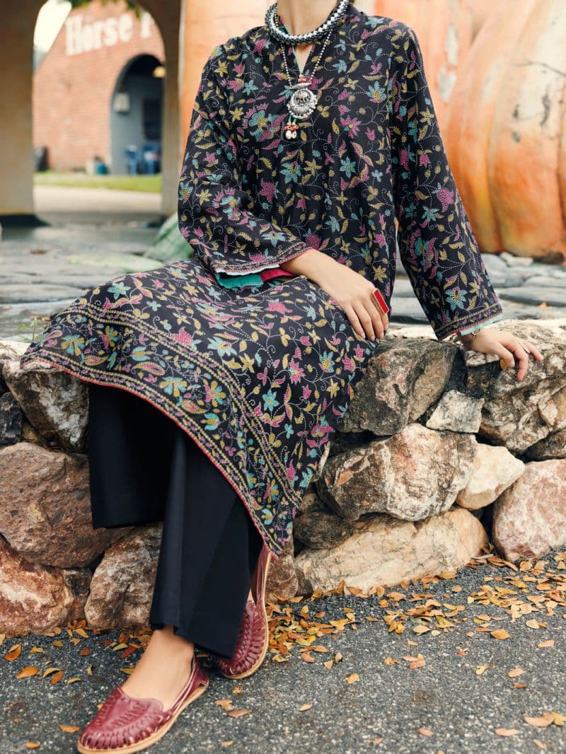 Black Lawn Kurti thumbnail