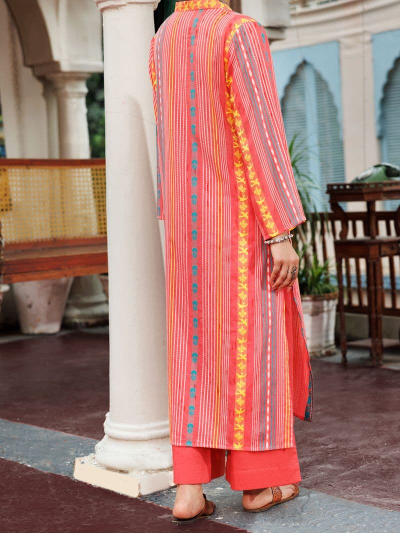 Light Pink Yarn Dyed Tunic