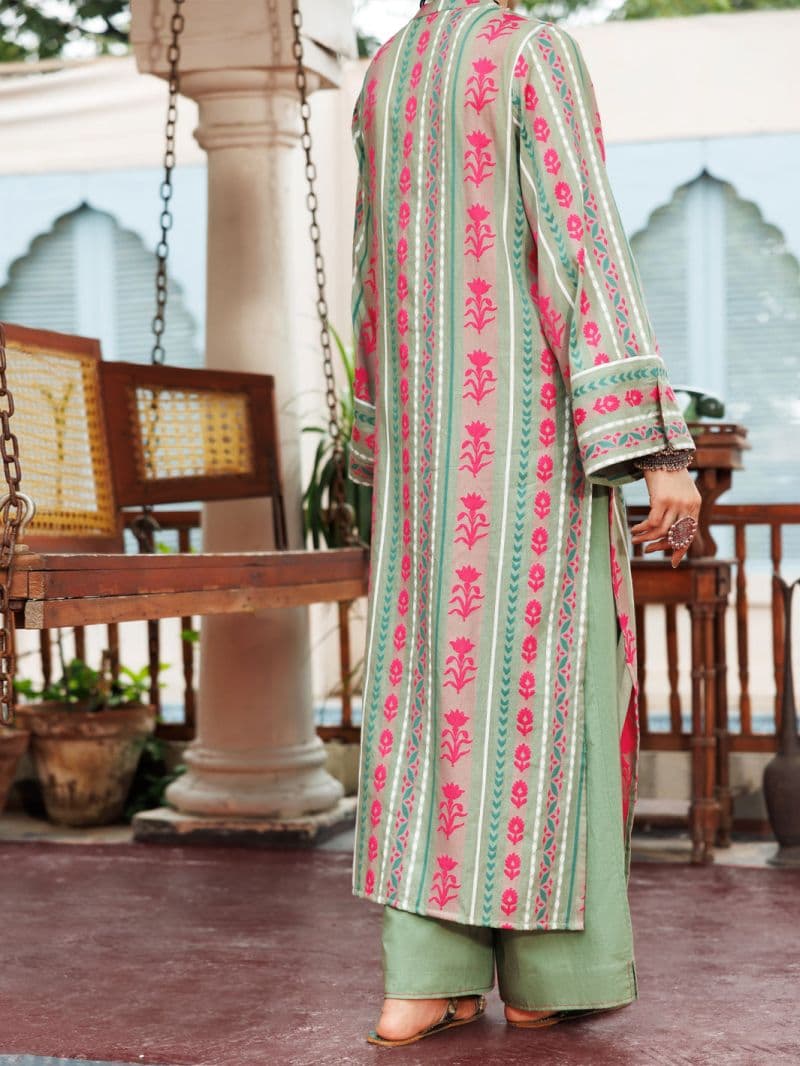 Pistachio Green Yarn Dyed Tunic