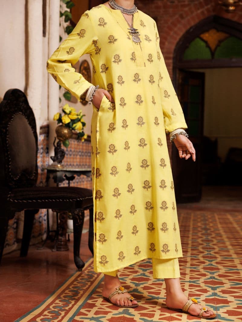 Yellow Yarn Dyed Tunic thumbnail