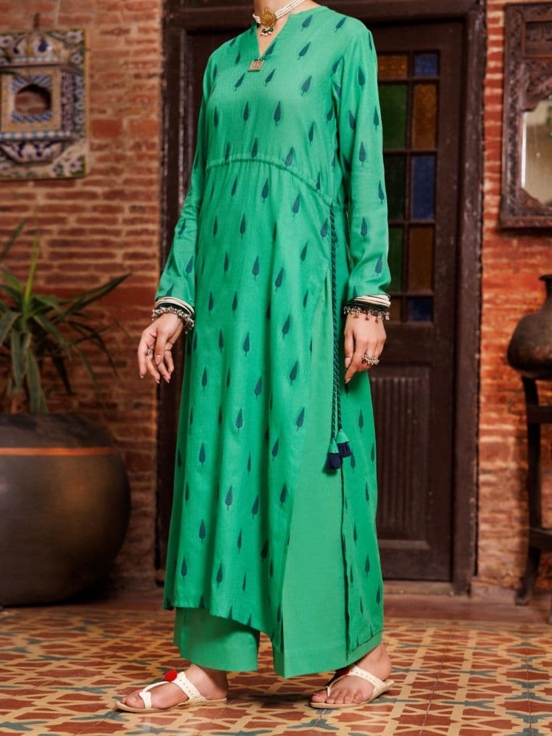 Green Yarn Dyed Tunic thumbnail