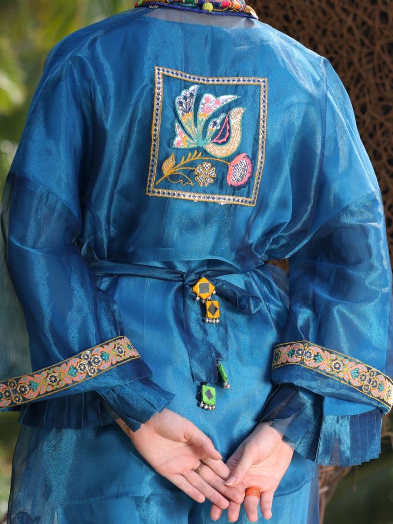 Blue Shimmer Net Tunic thumbnail