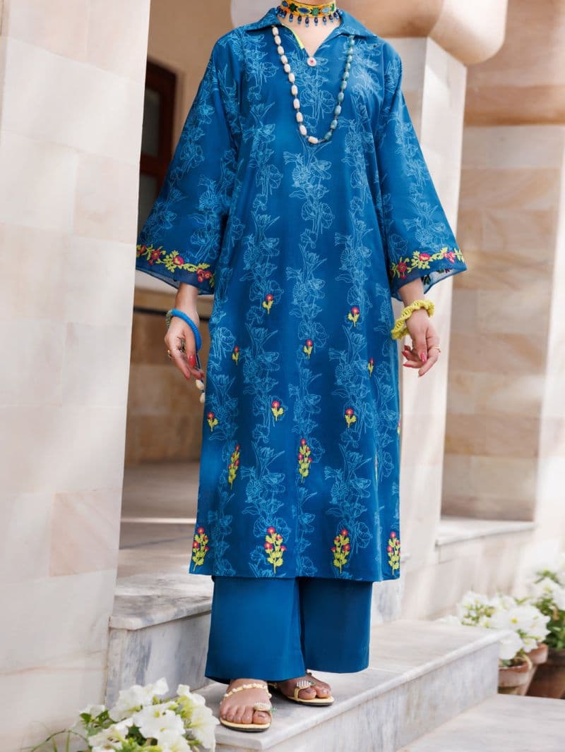 Teal Lawn Tunic
