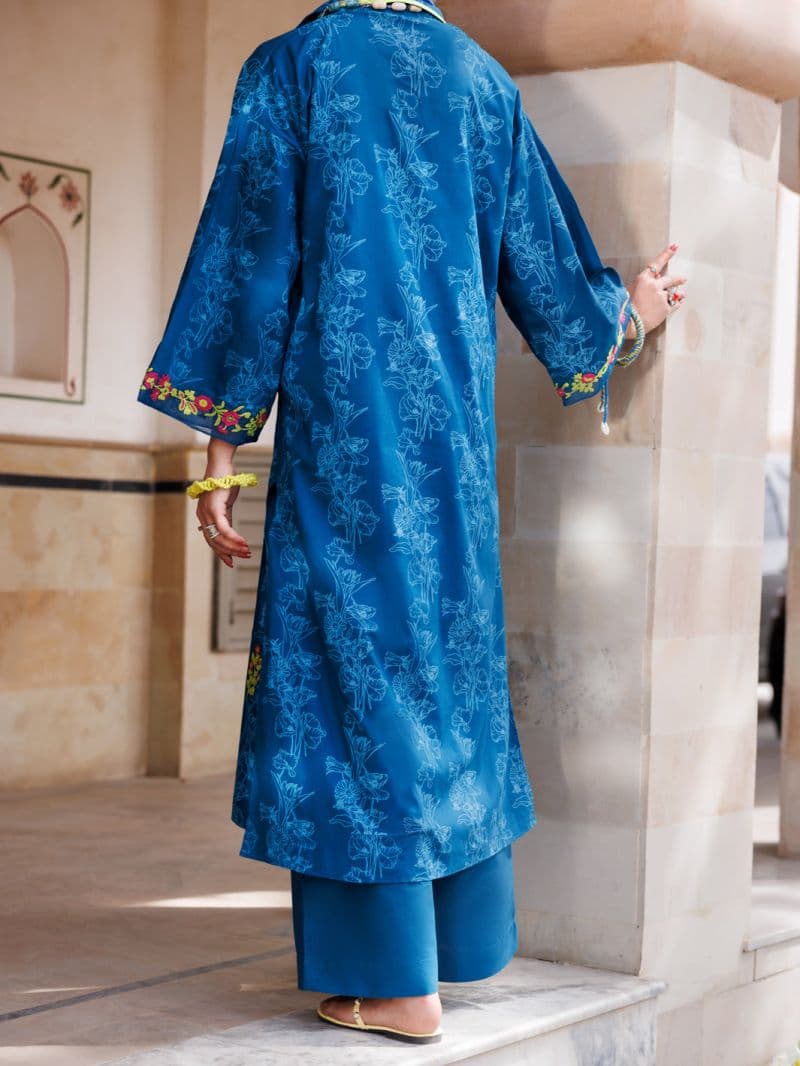Teal Lawn Tunic
