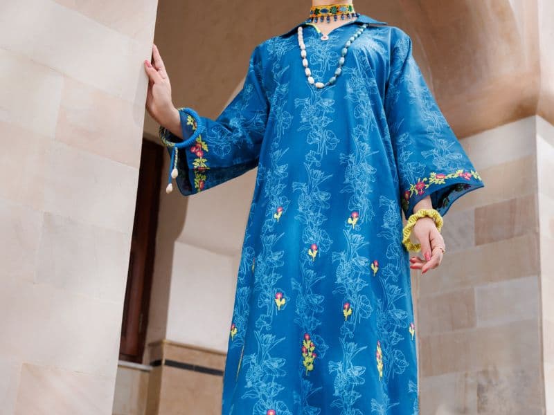 Teal Lawn Tunic