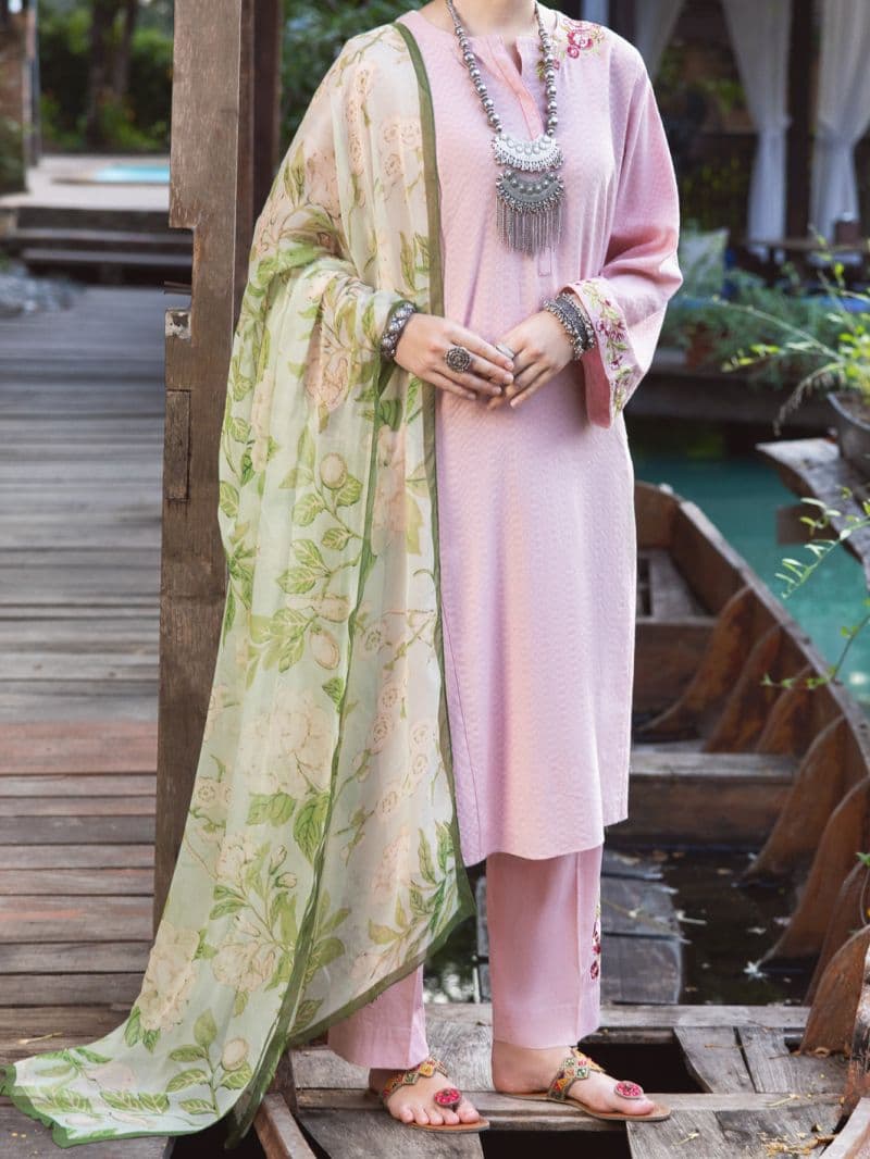 Light Pink Dobby Tunic