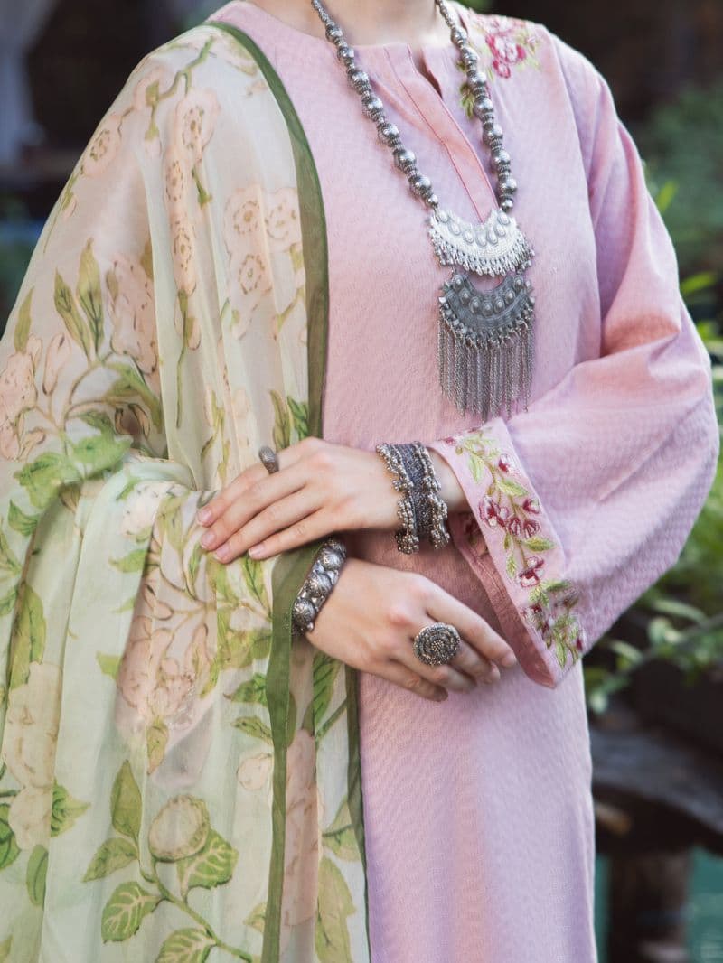 Light Pink Dobby Tunic