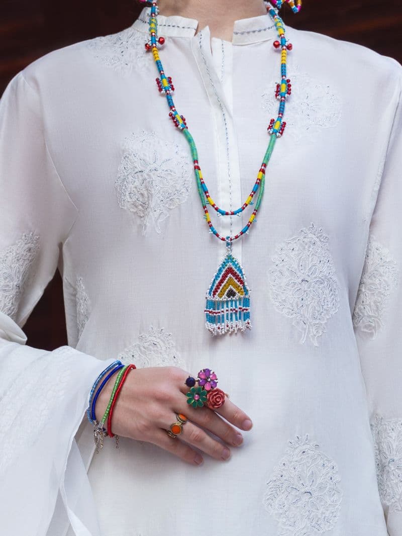 White Lawn Kurti thumbnail
