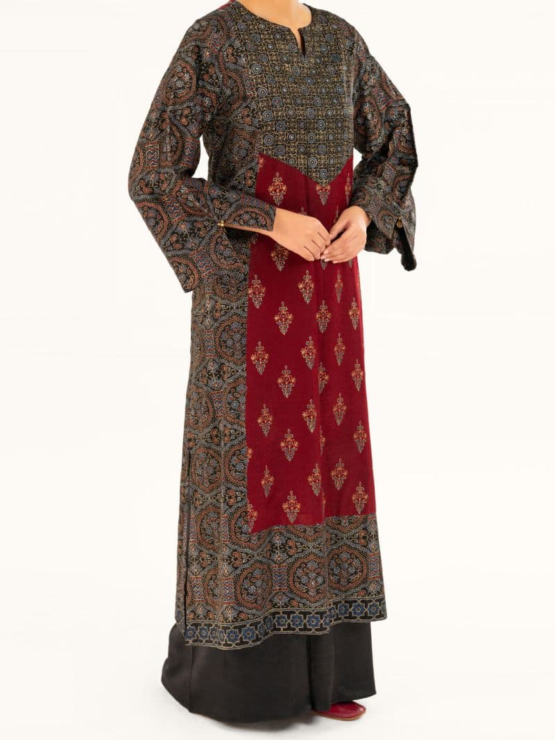 Black Velvet Formal 2Pc Stitched thumbnail