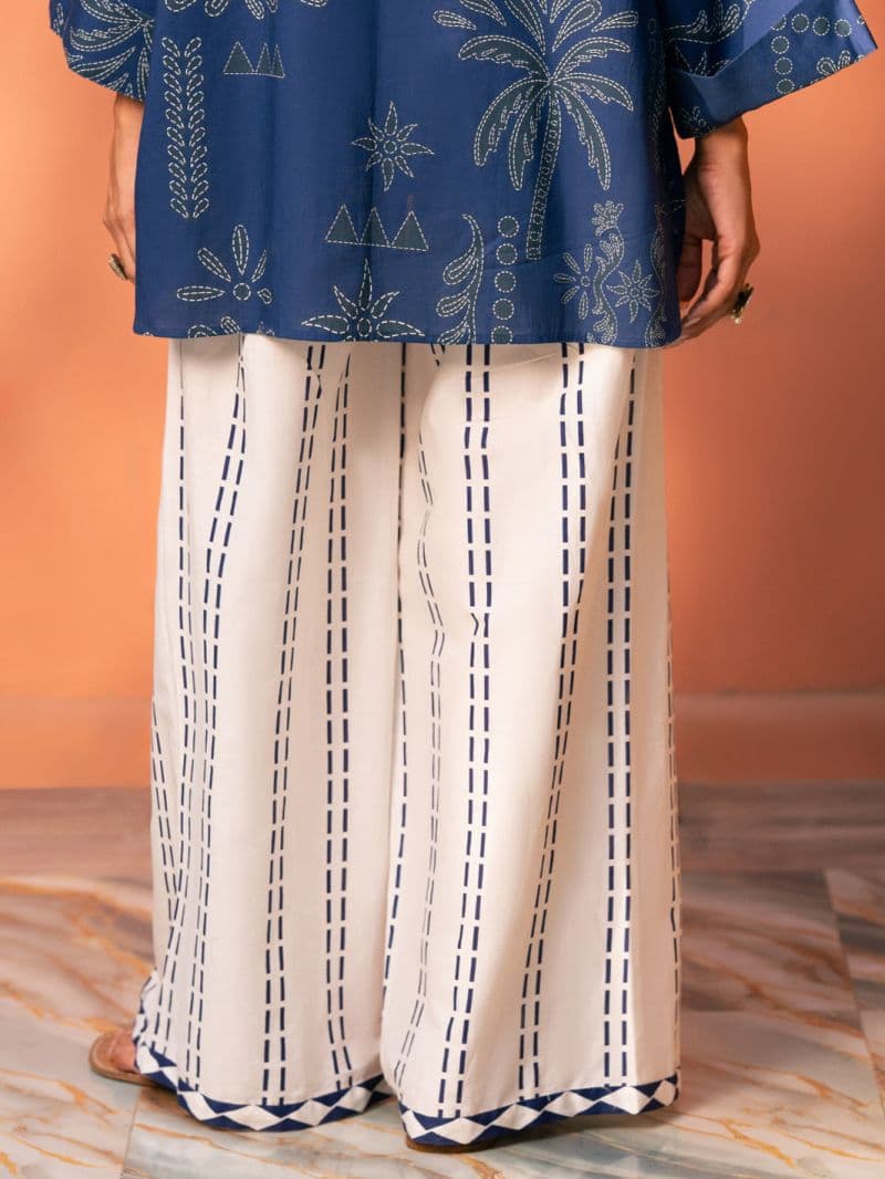 White Cotton Trousers thumbnail