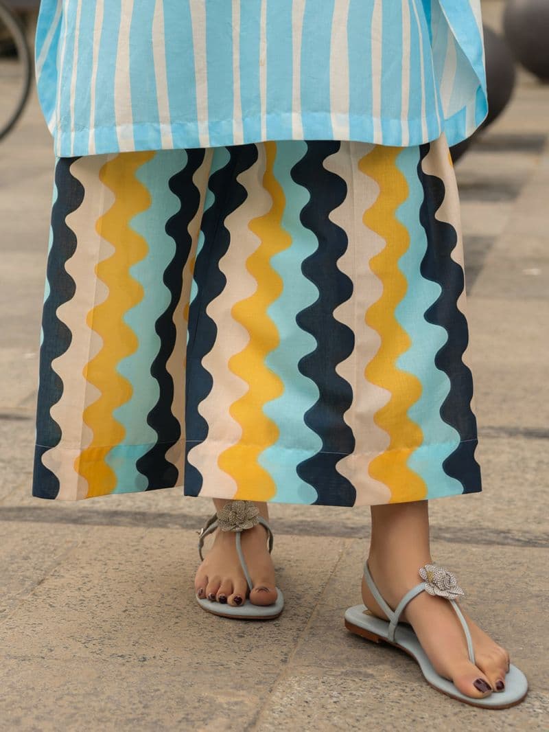 Multicolor Lawn Casual Trousers thumbnail