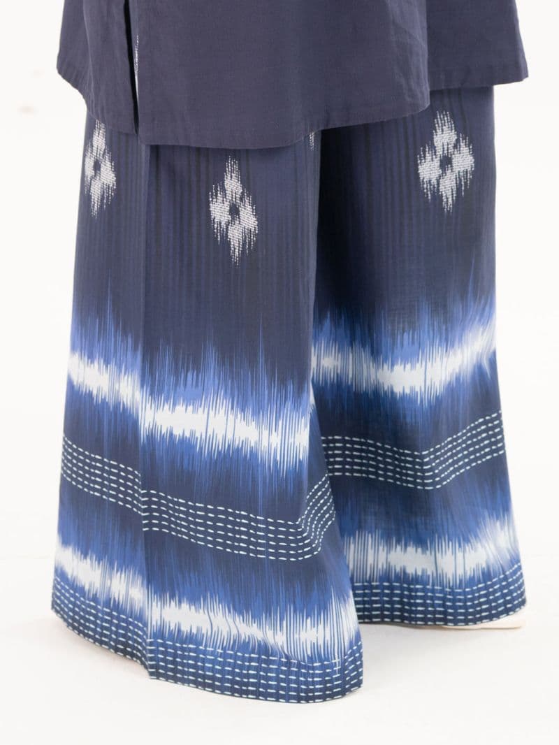 Navy Blue Cambric Trousers