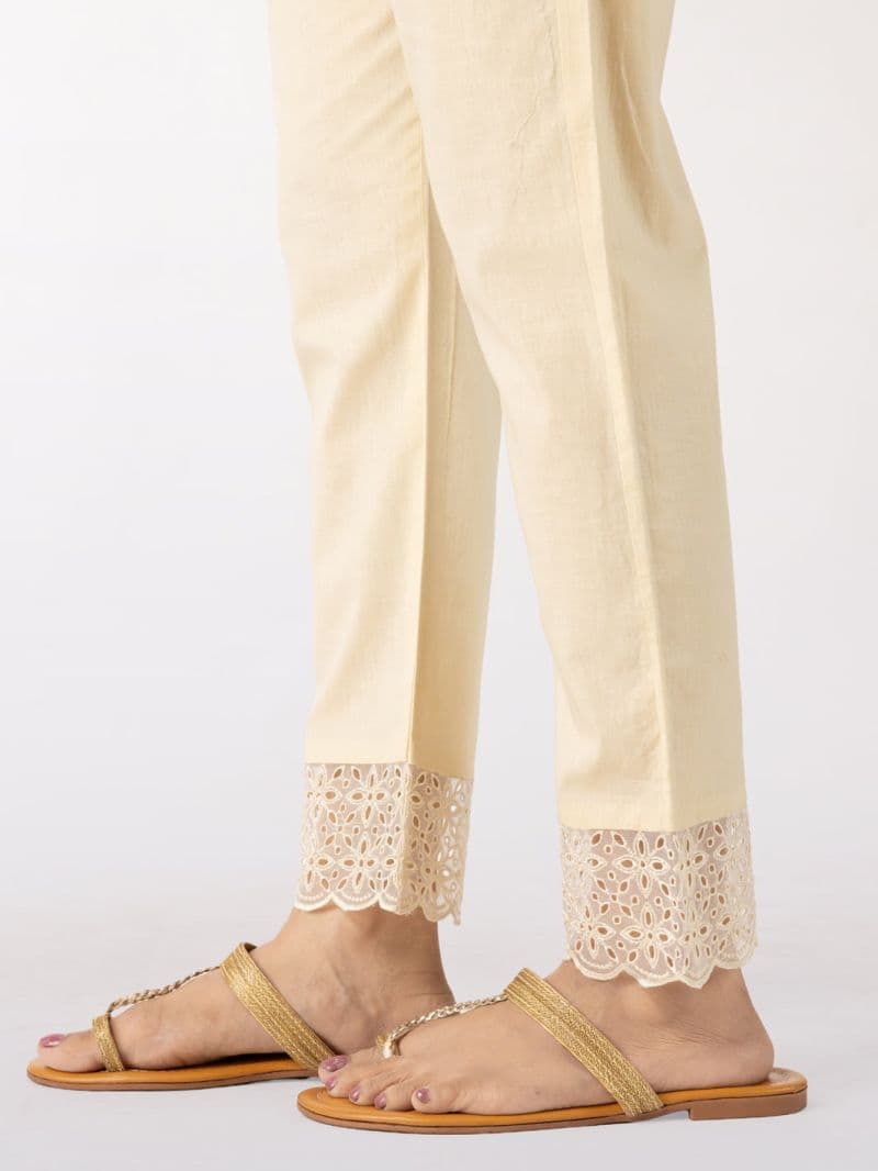 Beige Dyed Trousers