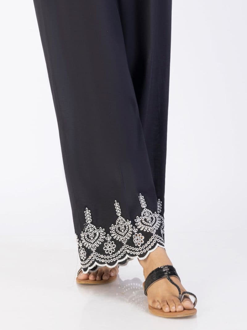 Black Lawn Trousers