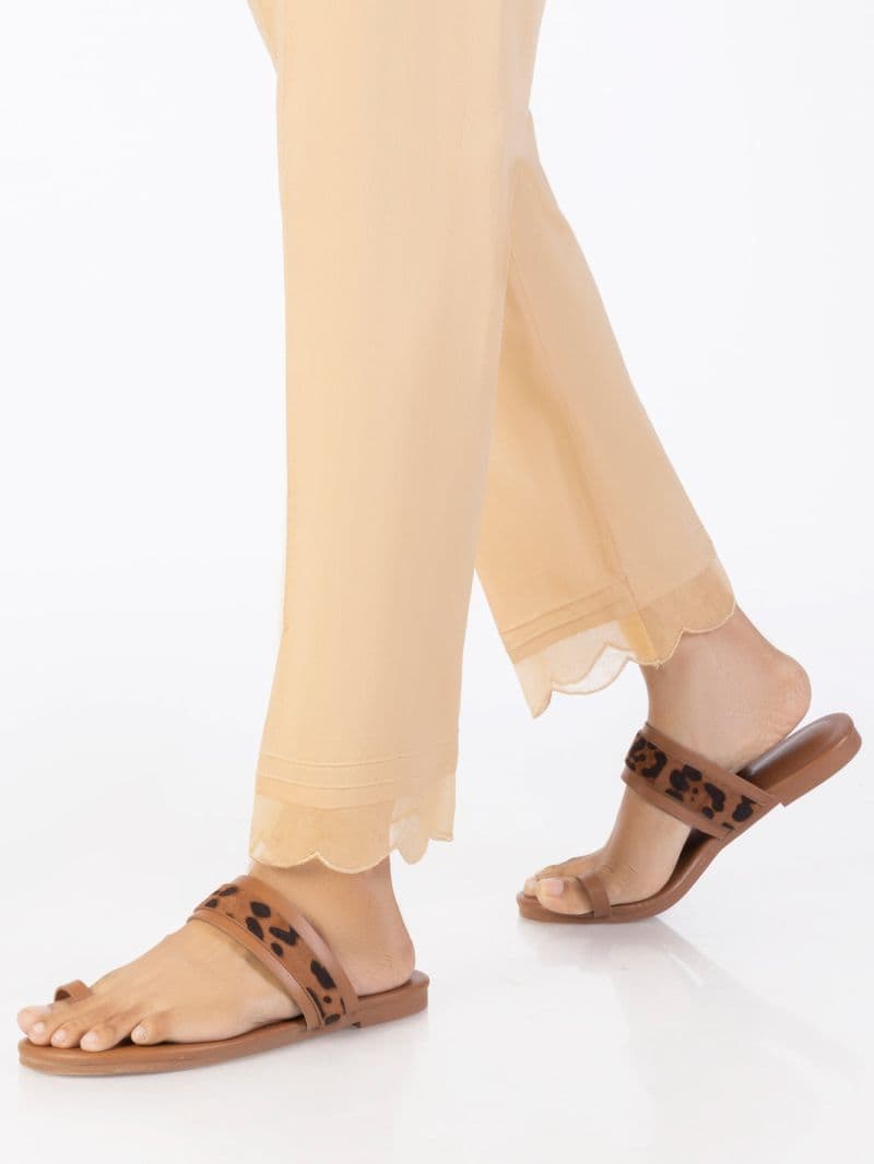 Beige Dyed Trousers