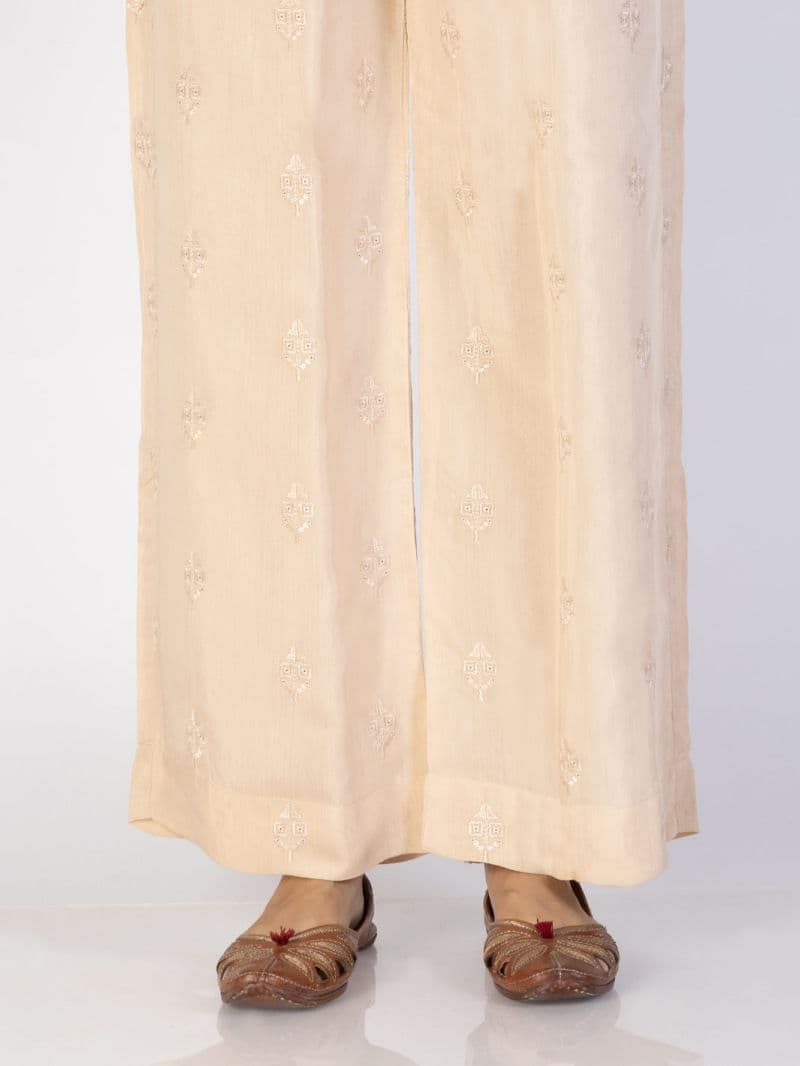 Cream Viscose Trousers thumbnail