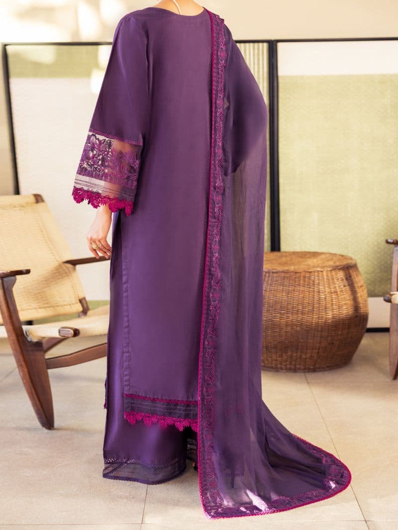 Purple Lawn Unstitched 3Pc