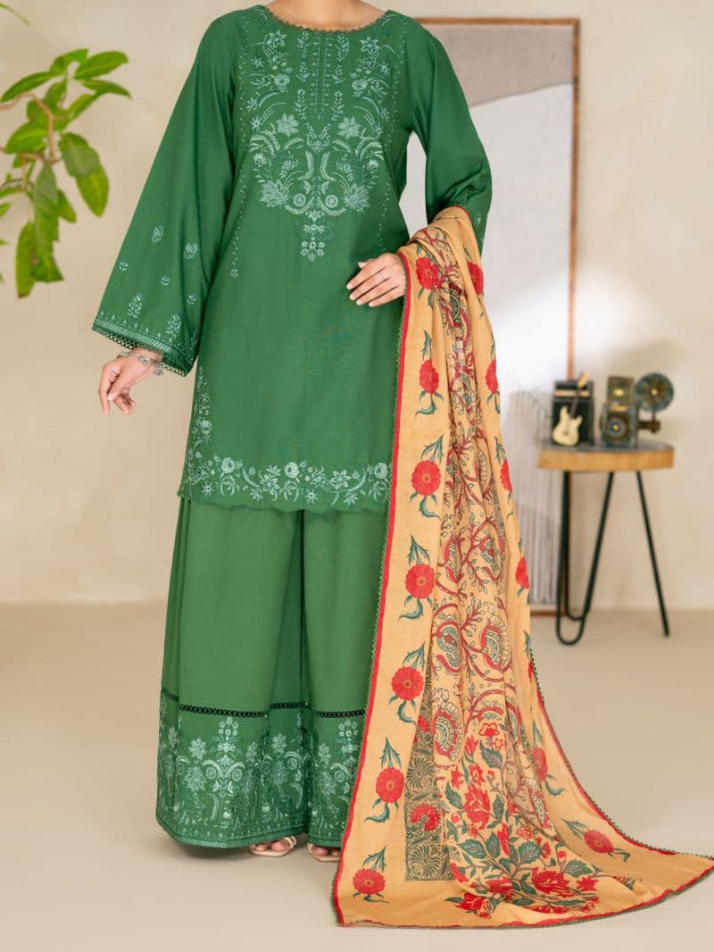 Green Lawn Unstitched 3Pc thumbnail