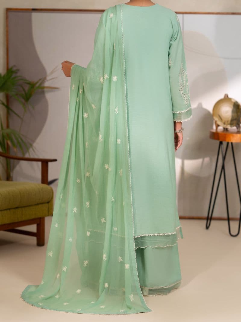 Pistachio Green Lawn Unstitched 3Pc