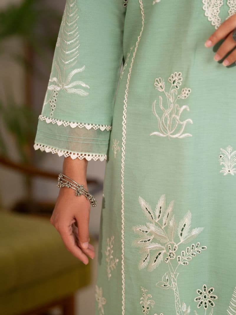 Pistachio Green Lawn Unstitched 3Pc