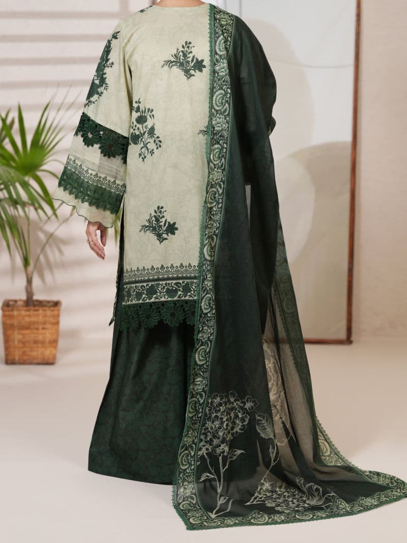 Green Cambric Unstitched 3Pc thumbnail