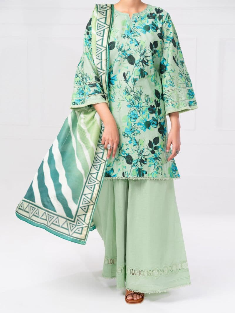 Light Green Cambric 2Pc Unstitched