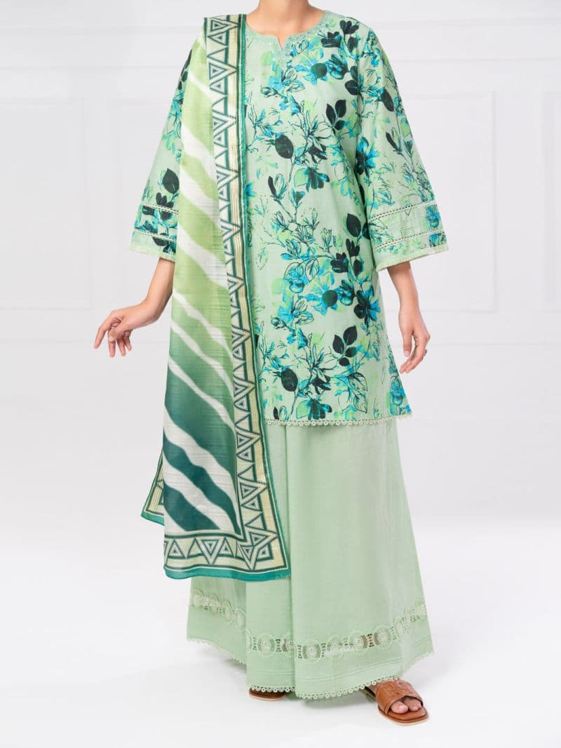 Light Green Cambric 2Pc Unstitched