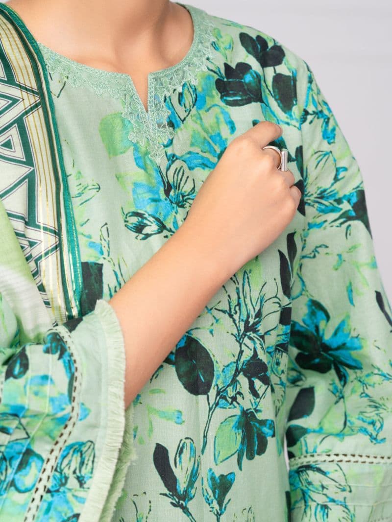 Light Green Cambric 2Pc Unstitched