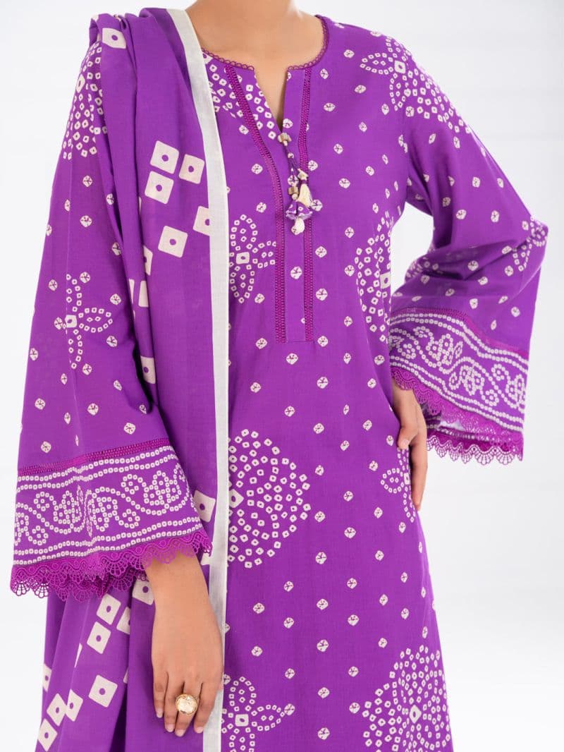 Light Purple Cambric 2Pc Unstitched thumbnail