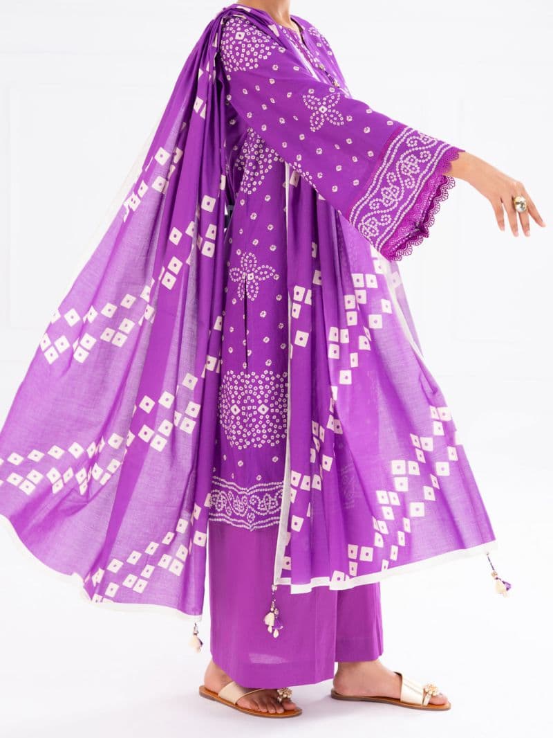 Light Purple Cambric 2Pc Unstitched thumbnail