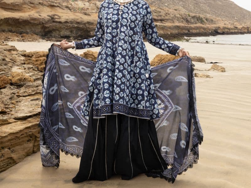 Blue Lawn 2 Piece Unstitched