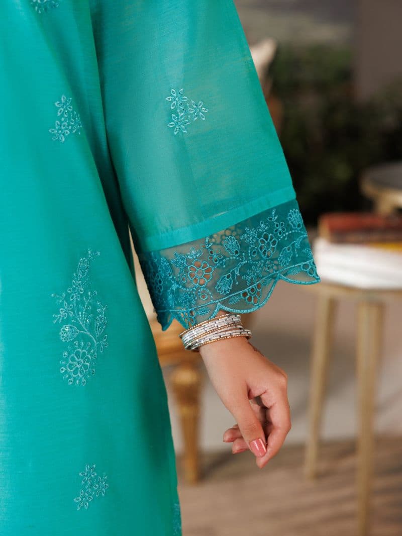Sea Green Modal 3 Piece Stitched thumbnail