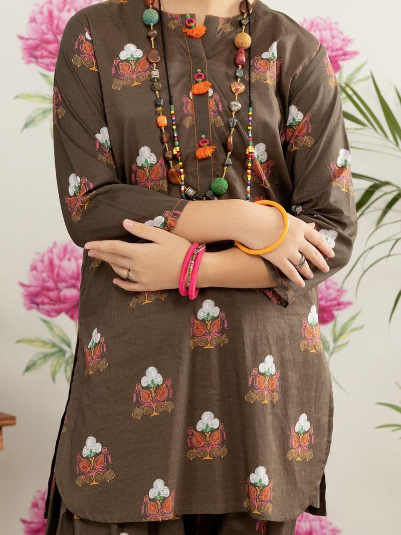 Mehndi Green Lawn 2 Piece Stitched thumbnail