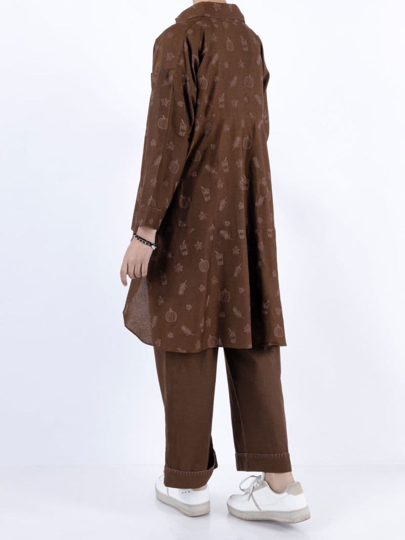 Dark Brown Cambric Kurti thumbnail